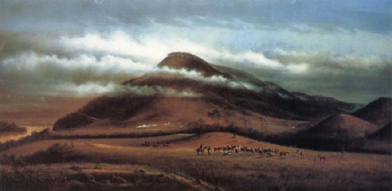 James Walker Union Cavalry Near Lookout Mountain Spain oil painting art